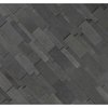 Msi Neptune 3D SAMPLE Honed Basalt Mesh-Mounted Mosaic Tile ZOR-MD-0434-SAM